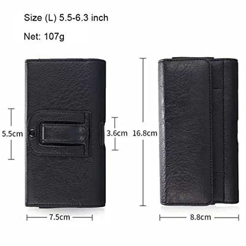 Leather Waist Bag Belt Clip Phone Case Men Hanging Holster Bag Phone Case Holster Bag3