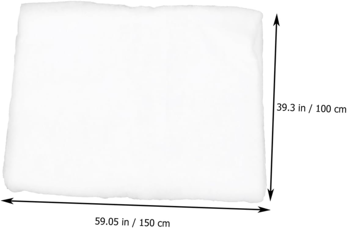 Artificial Snow Blanket 2pcs 1.5x1m White Faux Snow for Indoor Christmas Decor Village Scene Holiday Display