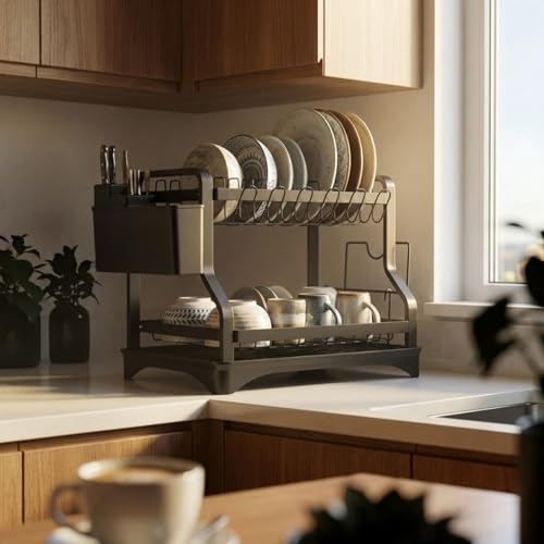 Égouttoir à vaisselle en acier au carbone robuste et durable - 4