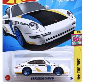 Image of hw Die-Cast 1:64 for Ages 3 and up ('96 Porsche Carrera | HW The '90s | White)