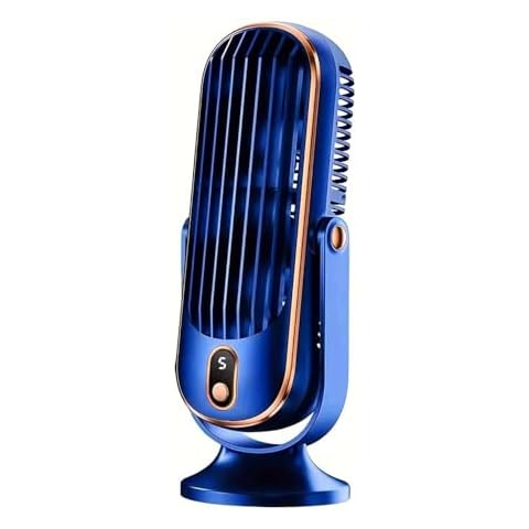 Tabletop Air Circulator Fan, 5 Speeds adjustment Desk Fan, 4000mAh Rechargeable Room Air Circulator Fan, 720 Degree Pivoting Head Design Protable Fan for Personal Fan for Home Bedroom Office Outdoor Cover