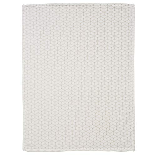 Alvi Microfaserdecke Kuscheldecke Raute taupe 75x100 cm 931849448