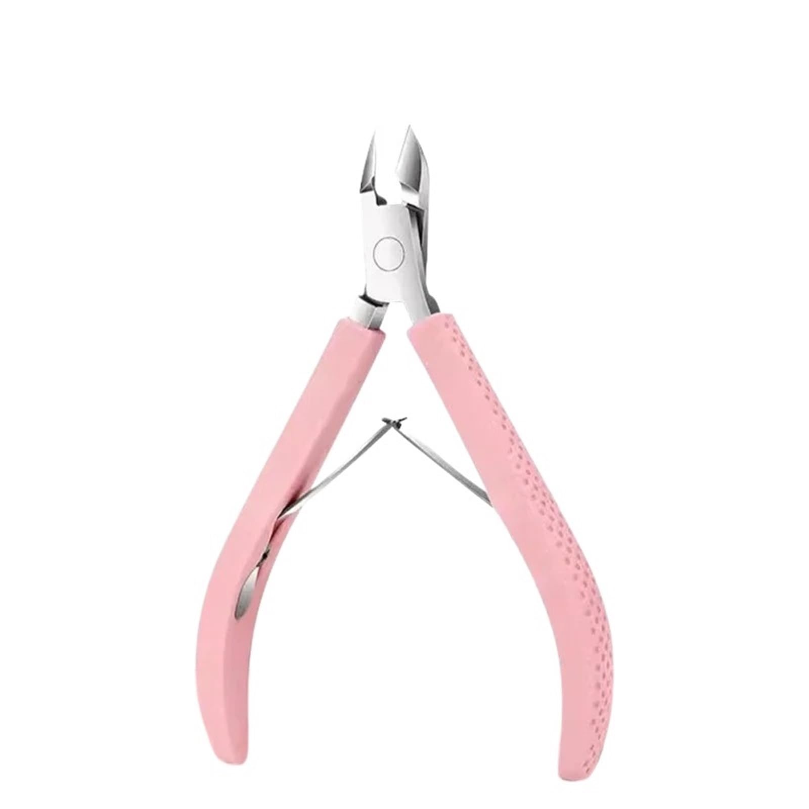 Wwyyzayc Black Cuticle Nippers Nail Manicure Cuticle Scissors Clippers Trimmer Dead Skin Remover Stainless Steel Cutters Tool(Black)