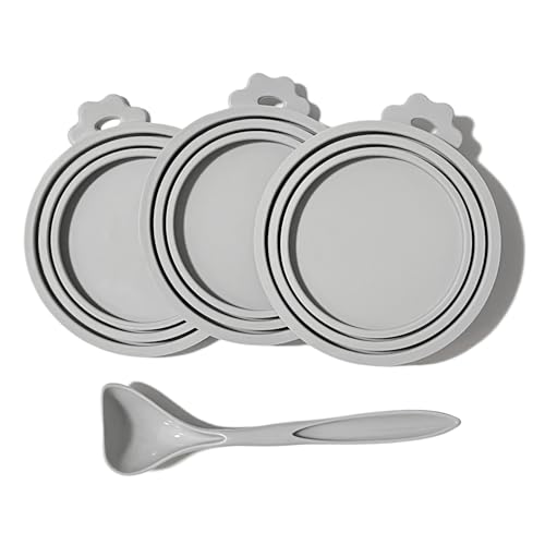 MoPawKT- Silicone Cat/Dog Food Can Covers Lids, Universal 3 Sizes