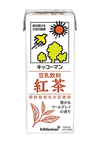 Amazon.co.jp: キッコーマン飲料 豆乳飲料 紅茶 紙パック200ml×18本入