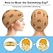 Angry Pizza Cute Swim Cap for Men Women Comfy Swimming Hat Fit Long and Short Hair High Elasticity