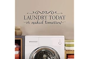 Laundry Today or Naked Tomorrow Decal