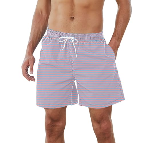 Genérico Bañador Hombre Shorts De Baño Suelto Shorts E Secado Rápido Adapto Cordón Ajustable Bañadores Hombre Playa Piscina