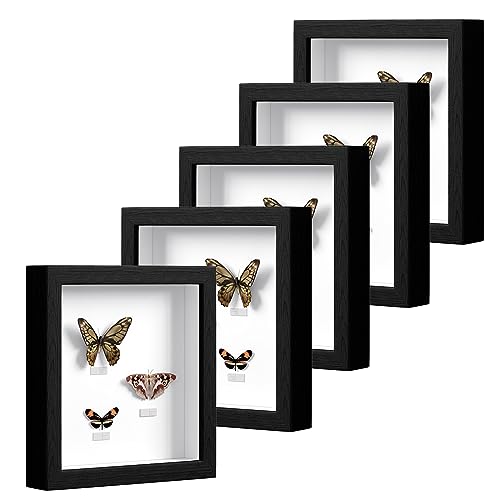 EUGAD Set di 5 Cornice 3D per Foto da Muro Cornici...