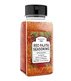 Unpretentious Red Fajita Seasoning, 12 oz, Spice Blend, Peppery & Savory, Fajitas & Tacos