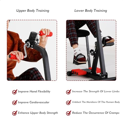 Pedal Exerciser para ejercicios de piernas y brazos miniatura 7