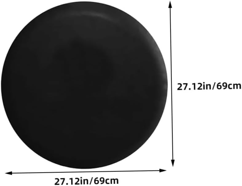 VALICLUD 2pcs Spare Tire Covers for Trailers Camper Truck PVC Wheel Protectors with UV and Debris Resistance Easy Install Camping Accessories for Travel Trailers