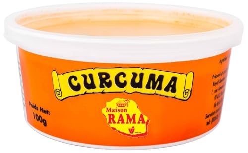 MAISON RAMA - Ile de la Réunion - Epices : (Lot de 1, Curcuma en pot 100g)