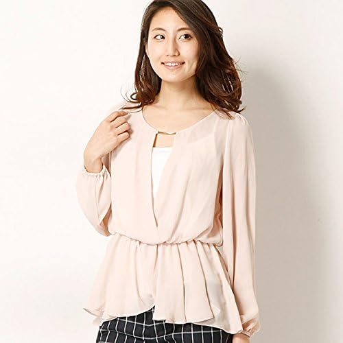 Amazon セシルマクビー Cecil Mcbee カシュクールブラウス 40ピンク M シャツ ブラウス 通販