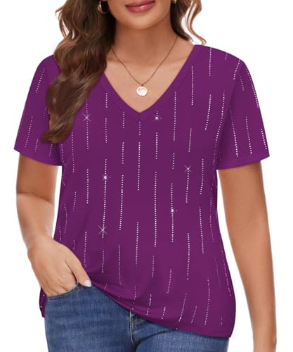 RITERA Women's Plus Size Tank Top - Flowy Spaghetti Strap Camisole, Pleated Front, Floral Print, Sizes XL-5XL