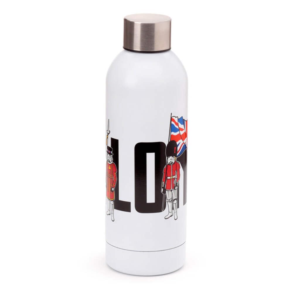 Puckator BOT209 The Original Stormtrooper London Reusable Stainless Steel Hot & Cold Thermal Insulated Drinks Bottle 530ml