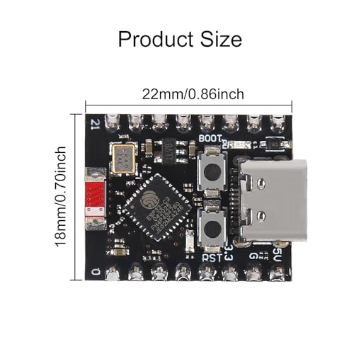 Image of AITRIP 2PCS ESP32-C3 MINI Development Board ESP32 Supermini ESP32 C3 WiFi Module Expansion Board