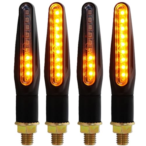 Clignotant pour moto LED flexible et feu arrière intégré avec relais universel pour motards