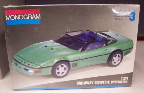 Monogram Callaway Corvette Speedster Modelo 1:24 miniatura 1
