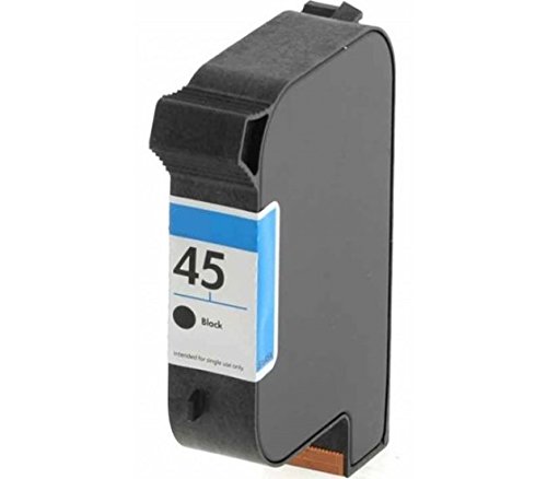 Italy's Cartridge - Cartucho HP 45, Negro, Compatible con HP Deskjet 710C/720C/820C, 42 ml