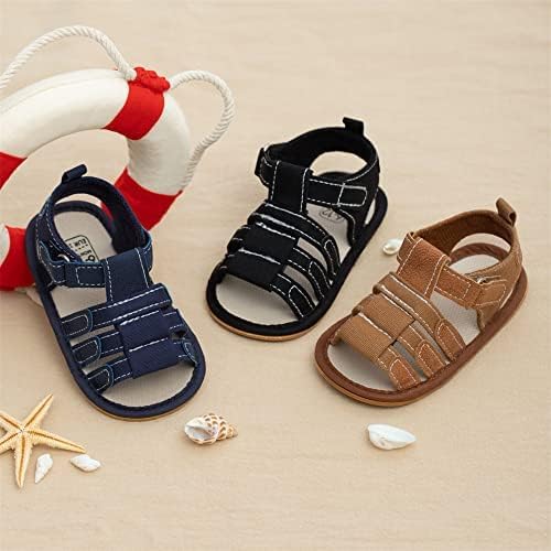 Miamooi Infant Baby Boys Girls Summer Beach Sandals Non Slip Soft Rubber Sole Toddler Outdoor Closed-Toe First Walker Shoes - Image 2