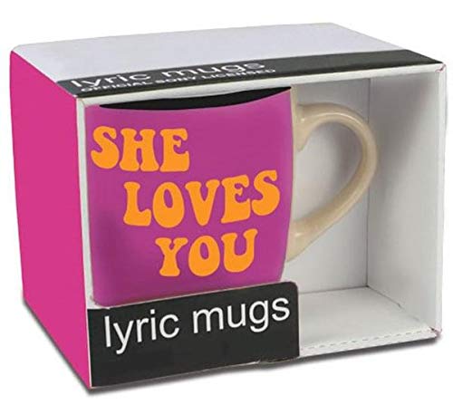 The Beatles – She Loves You Mug - Les Beatles, Paul McCartney, John Lennon, RIngo Starr, George Harrison The Beatles - She Loves You Mug
