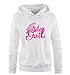 Produktbild dope diamond Leider Geil - Einfarbig Damen Hoodie - Weiss / Pink Gr. M
