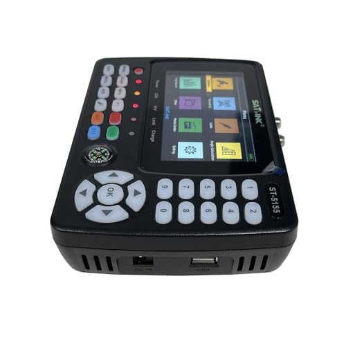ST-5155 Satellite & Terrestrial Cable Signal Meter DVB-S/S2/T/T2/C Combo Meter Support HD 1080P MPEG-2/4 H.264/H.265 (10 Bit), QPSK, 8PSK, 16APSK, 32APSK - Thumbnail 6