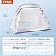VEVOR Farbkabine DIY Sprühmalerei Sprühfarbe Schutzzelt Weiß 228 x 158 x 158 cm, 210D Oxford-Gewebe 210D Oxford-Gewebe Tragbare Sprühfarbe Farbstand DIY Hobby Malstation mit Lüftungsöffnungen