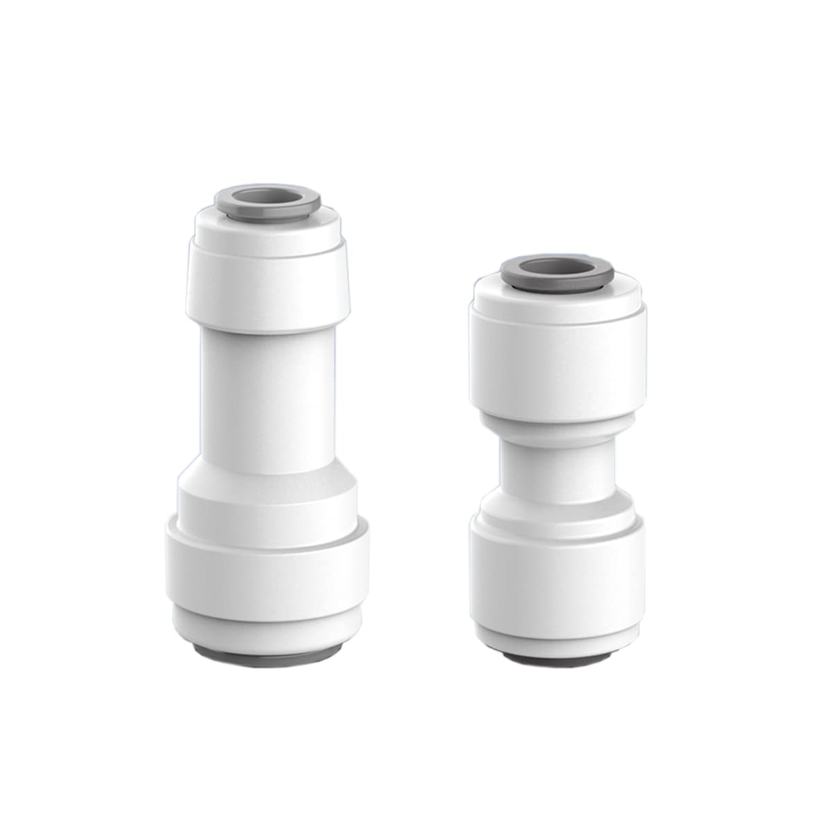 Qrity Conectores de Manguera Rectos de Agua RO, Conector Rápido Filtro Agua Adaptador, 1/2" Rosca Macho/Hembra Conector-1/4" Acoplamientos rápidos para filtros, para RO Inverso Ósmosis Sistema — view 36