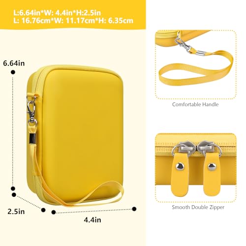 Estuche compatible con Fujifilm Instax Mini EVO amarillo miniatura 3