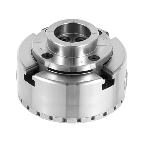 Mandrin à trois mors de 96 mm - Filetage M33 - Mandrin auto-centrant pour tour à bois - Plage de serrage 32-81 mm - Acier 40 Cr - Avec clé - Mandrin de...