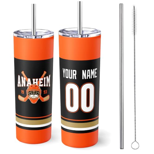 Image of ANTKING Anaheim Tumbler 20oz Travel Mug Custom Name Number Gifts | Stainless Steel Insulated Coffee Cup for Men Women