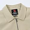 Rdruko Men's Casual Lapel Jacket Lightweight Outdoor Windbreaker Jacket Smart Spring Autumn Jackets for Sport Work Walking Hiking Golf Beige 3XL #4
