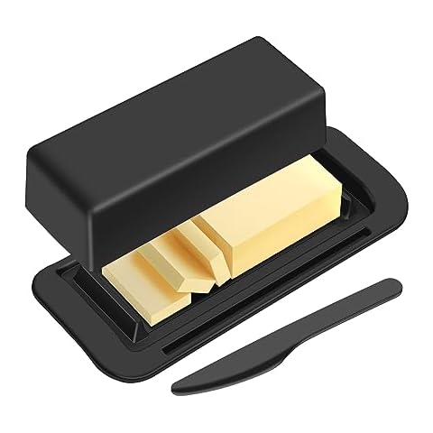 Bamboo Fiber Butter Dish by ECOHAGOU Cover