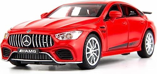Image of Model Car 1 /32 Benz AMG GT63 Alloy Diecast Collectible Pull Back Toy Car with Light and Sound Toy Vehicle for Adult Boys Birthday Gift (Red)