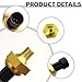 ZOKYUYS 185053C1/1850533/185053C2 DPFE3 Exhaust Back Pressure Sensor EBP, Compatible with 1997-2003 F0rd Powerstroke 6.0L 7.3L V8 Diesel, F7TZ-9J460-AA/SU2380/2134517/4C3Z-9J460-A/1C3Z-9J460-A