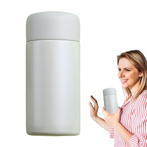 Sghtil - Botella isotérmica de 150 ml de acero inoxidable para té y bebidas, taza antifugas portátil para hidratación, ideal para ciclismo, deporte, senderismo, escuela, mujer y niña
