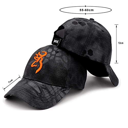 WEMAO Farben Sport Unisex Camping Camouflage Cap Browning Baseball Jagd Angeln Caps Jungle Tactical Wandern Camo Hats-MO3