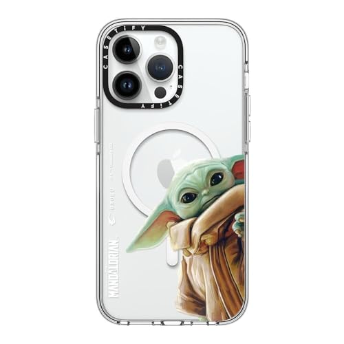 Coque transparente iPhone 14 Pro Max CASETiFY Grogu compatible MagSafe