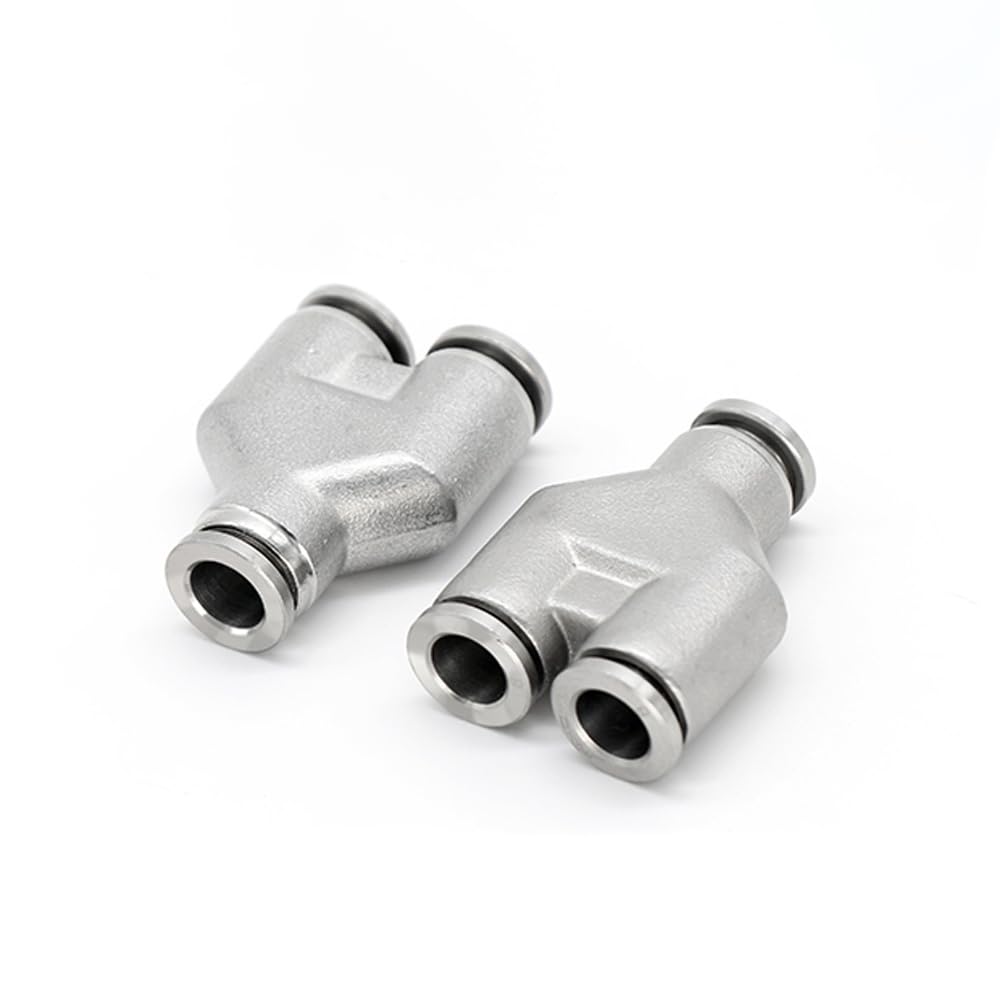 Conector neumático de tubería PY/PYG 4-16mm OD Manguera Reductora 8-6mm Acero inoxidable 304 Conector rápido Montaje de aire Fontanería (Color : PYG 16-12-16mm)