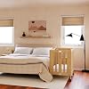Babyletto Origami Mini Portable Crib Folding with Wheels in Honey, 2 Adjustable Mattress Positions, Greenguard Gold Certified