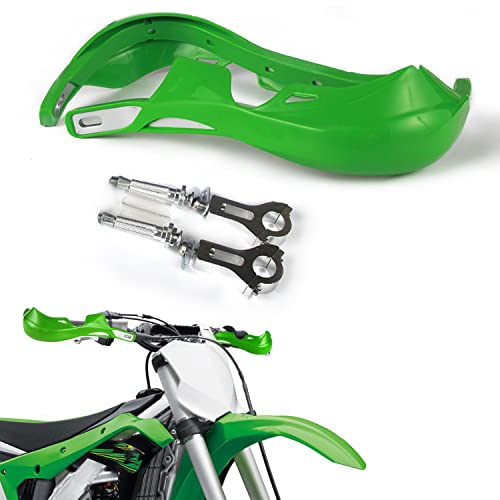 Image of AnXin 22mm 7 /8 inch Handlebar Hand Guards Handguards Universal for KX65 KX85 KX125 KX250 KX500 KX250F KX450F KLX450R KLX150 KLX250 Dirt Pit Bike ATV Quad Enduro Motocross Green