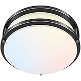 Flush Mount Ceiling Light, Yogaret 10 inch Kitchen Light Fixtures Ceiling Mount 1600LM, 18W[150W...