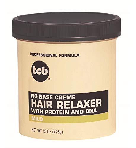 Tcb Hair Relaxer No Base Creme 15 Ounce Mild Jar (443ml) (6 Pack)