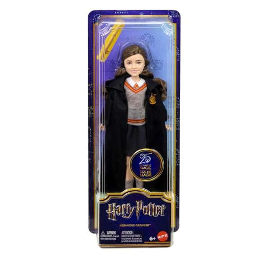 Muñeca Hermione Granger de Mattel JGM19 con uniforme de Hogwarts y varita 6