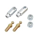 Drive-up Club Car Transmission Cable End,Ball Stud Kit for 1984-Up DS and 2004-2014 Precedent Gas Golf Cart 1012333 1010954
