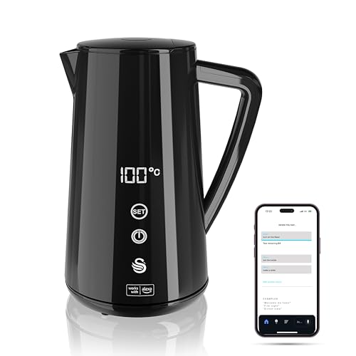 Swan Alexa Smart Kettle, 1.5L Voice-Controlled...
