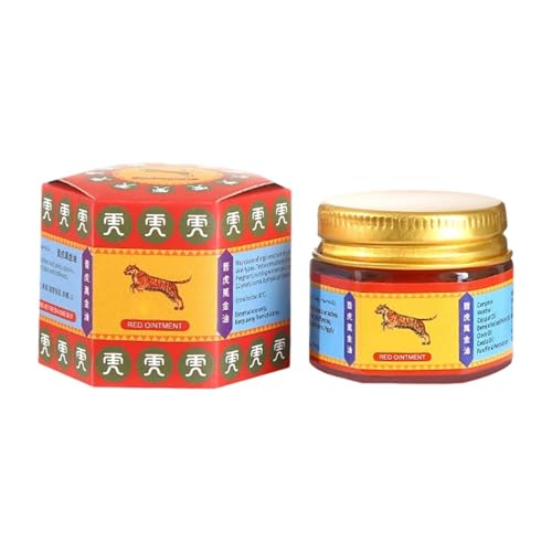 Tigër Balm Pomada, Con Efecto Enfriador Continuo, 3,5x3,9x3,5cm, Bálsamo Muscular Refrescante, Ungüento De Mentol, Frote Muscular Portátil, Para Dolores De Cabeza, Insolación, Mareos