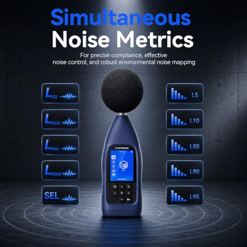 Image of CRY2832-2 Pro Class 2 Sound Level Meter, Analysis Software, Octave